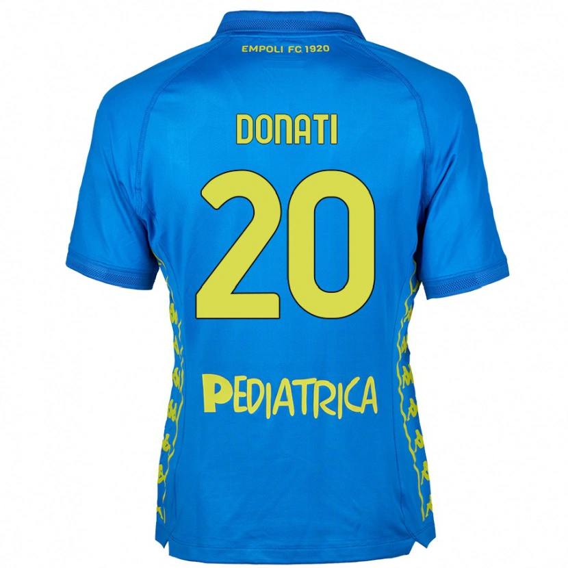 Danxen Hombre Camiseta Francesco Donati #20 Azul 1ª Equipación 2024/25 La Camisa