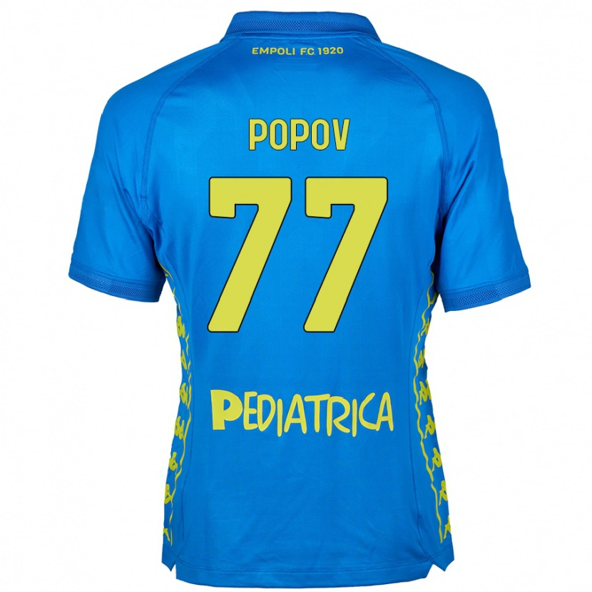 Danxen Hombre Camiseta Bogdan Popov #77 Azul 1ª Equipación 2024/25 La Camisa