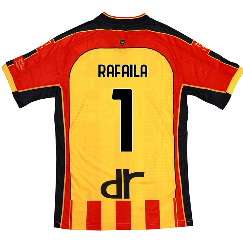 Danxen Hombre Camiseta Vlad Răfăilă #1 Amarillo Rojo 1ª Equipación 2024/25 La Camisa