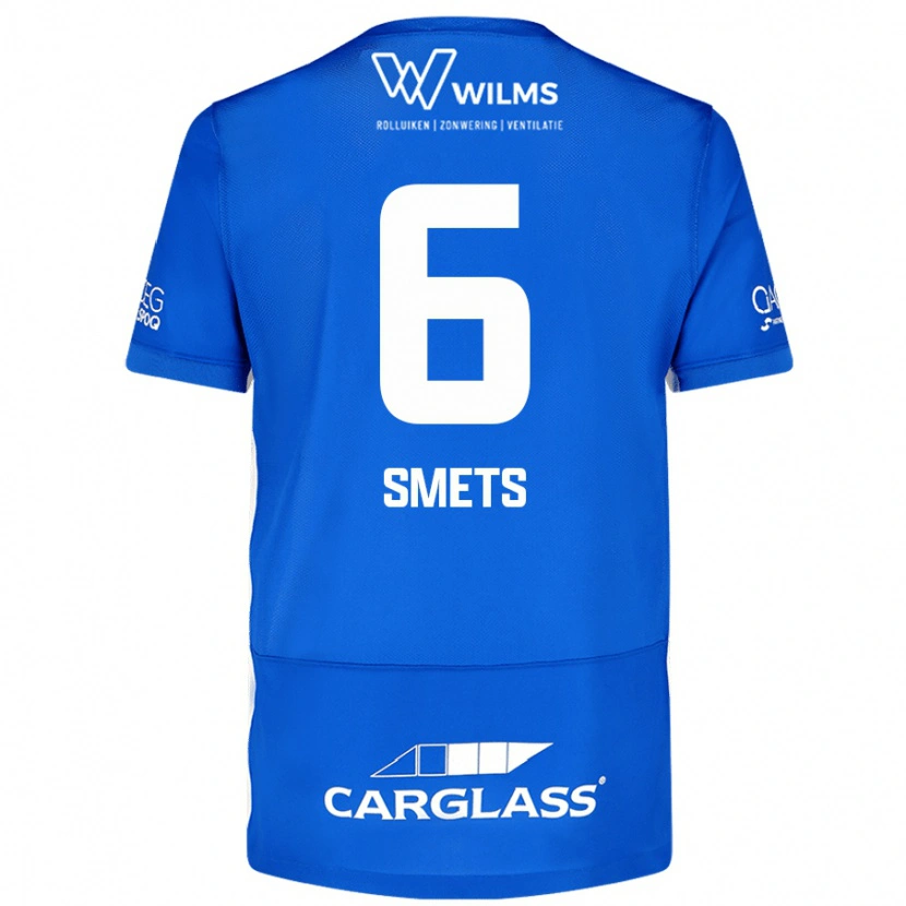 Danxen Hombre Camiseta Matte Smets #6 Azul 1ª Equipación 2024/25 La Camisa