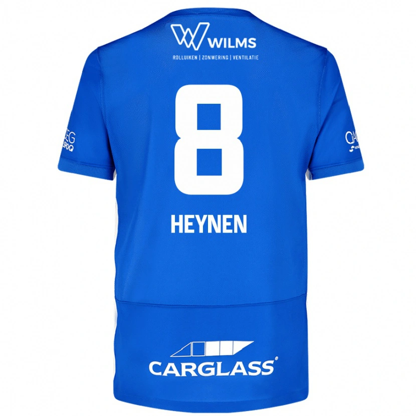 Danxen Hombre Camiseta Bryan Heynen #8 Azul 1ª Equipación 2024/25 La Camisa