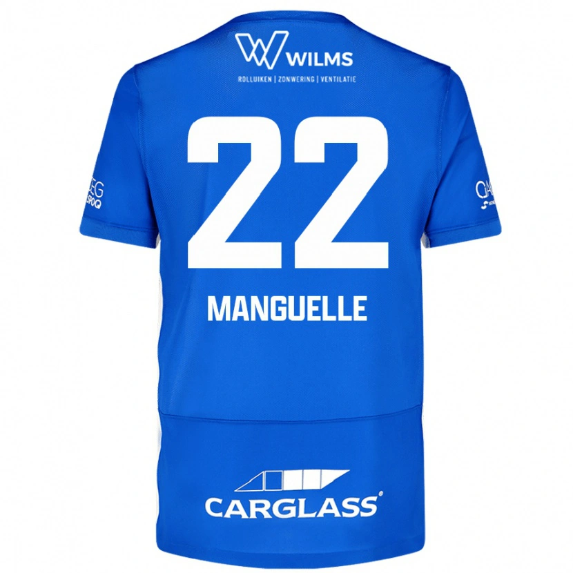 Danxen Hombre Camiseta Brad Manguelle #22 Azul 1ª Equipación 2024/25 La Camisa