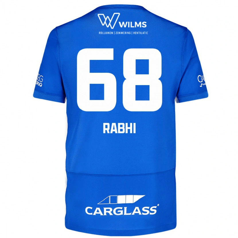 Danxen Hombre Camiseta Ayman Rabhi #68 Azul 1ª Equipación 2024/25 La Camisa