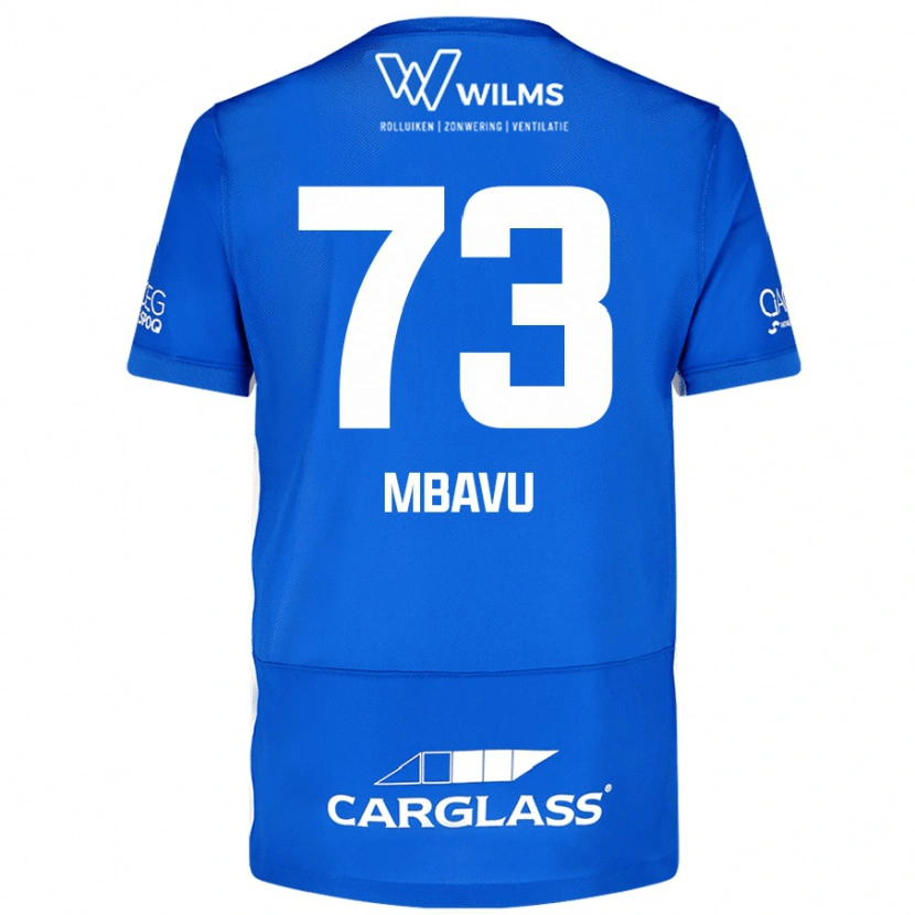 Danxen Hombre Camiseta Elie Mbavu #73 Azul 1ª Equipación 2024/25 La Camisa