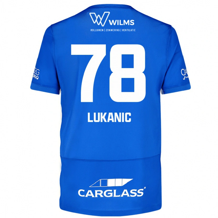 Danxen Hombre Camiseta Luka Lukanic #78 Azul 1ª Equipación 2024/25 La Camisa
