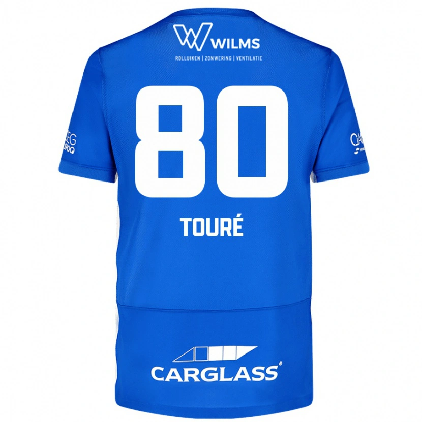 Danxen Hombre Camiseta Saïdou Touré #80 Azul 1ª Equipación 2024/25 La Camisa