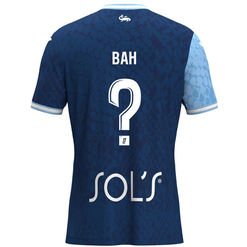Danxen Hombre Camiseta Thierno Bah #0 Azul Cielo Azul Oscuro 1ª Equipación 2024/25 La Camisa