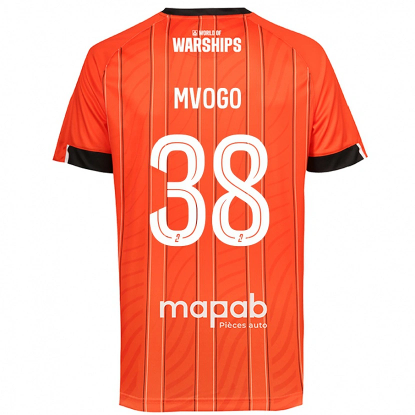 Danxen Hombre Camiseta Yvon Mvogo #38 Naranja 1ª Equipación 2024/25 La Camisa