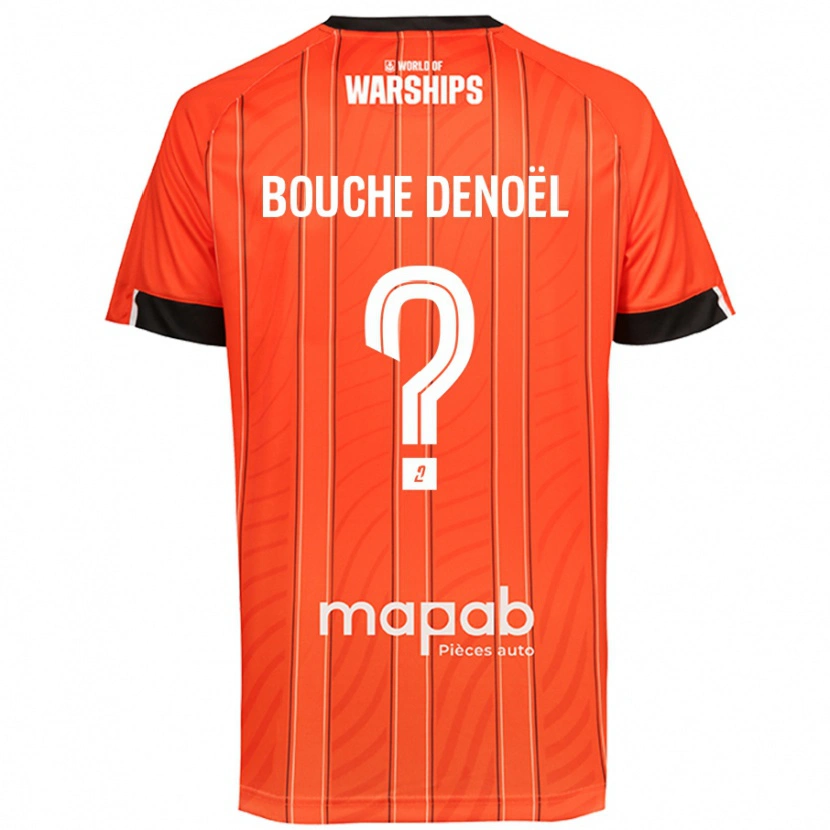 Danxen Hombre Camiseta Max Bouche Denoël #0 Naranja 1ª Equipación 2024/25 La Camisa