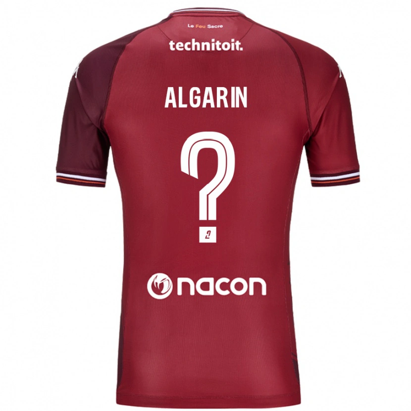 Danxen Hombre Camiseta Tony Algarin #0 Rojo Granata 1ª Equipación 2024/25 La Camisa