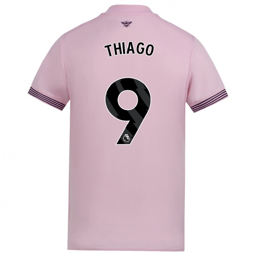 Danxen Hombre Camiseta Igor Thiago #9 Rosa 2ª Equipación 2024/25 La Camisa