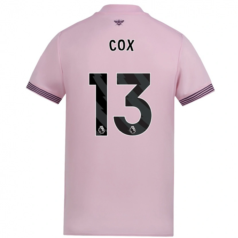 Danxen Hombre Camiseta Matthew Cox #13 Rosa 2ª Equipación 2024/25 La Camisa