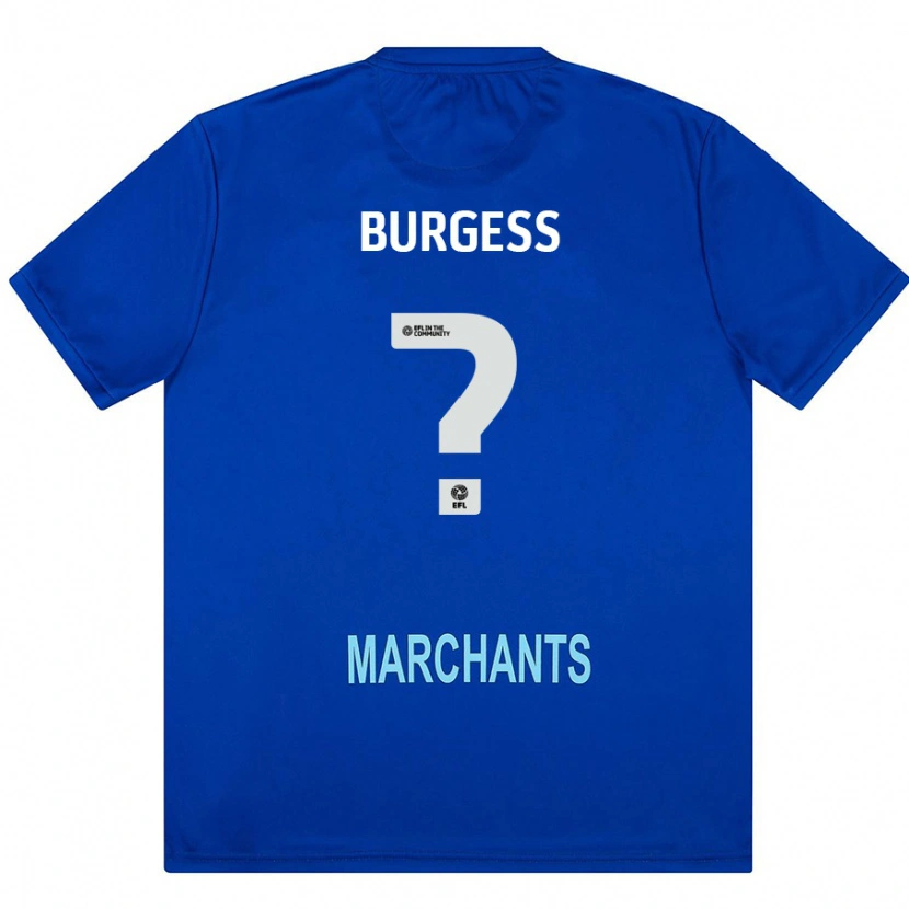 Danxen Hombre Camiseta Bradley Burgess #0 Verde 2ª Equipación 2024/25 La Camisa
