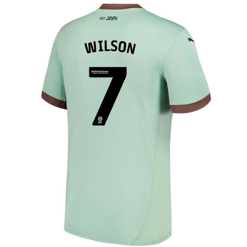 Danxen Hombre Camiseta Emelia Wilson #7 Verde Pálido 2ª Equipación 2024/25 La Camisa