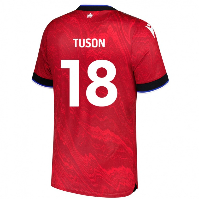 Danxen Hombre Camiseta Freya Meadows-Tuson #18 Rojo Negro 2ª Equipación 2024/25 La Camisa