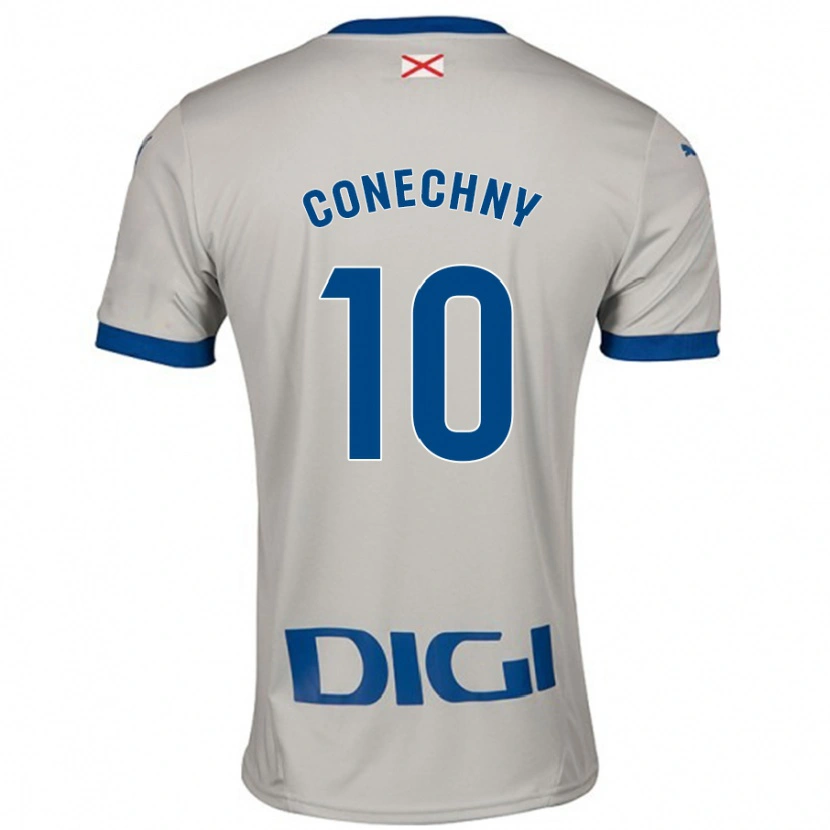Danxen Hombre Camiseta Tomás Conechny #10 Gris Claro 2ª Equipación 2024/25 La Camisa