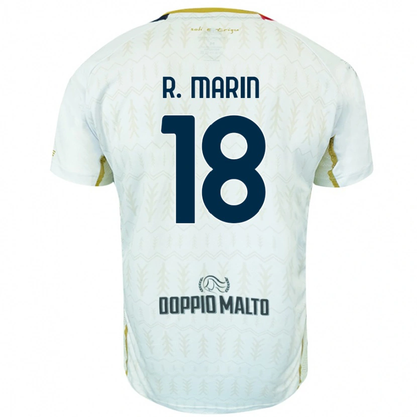 Danxen Hombre Camiseta Răzvan Marin #18 Blanco 2ª Equipación 2024/25 La Camisa