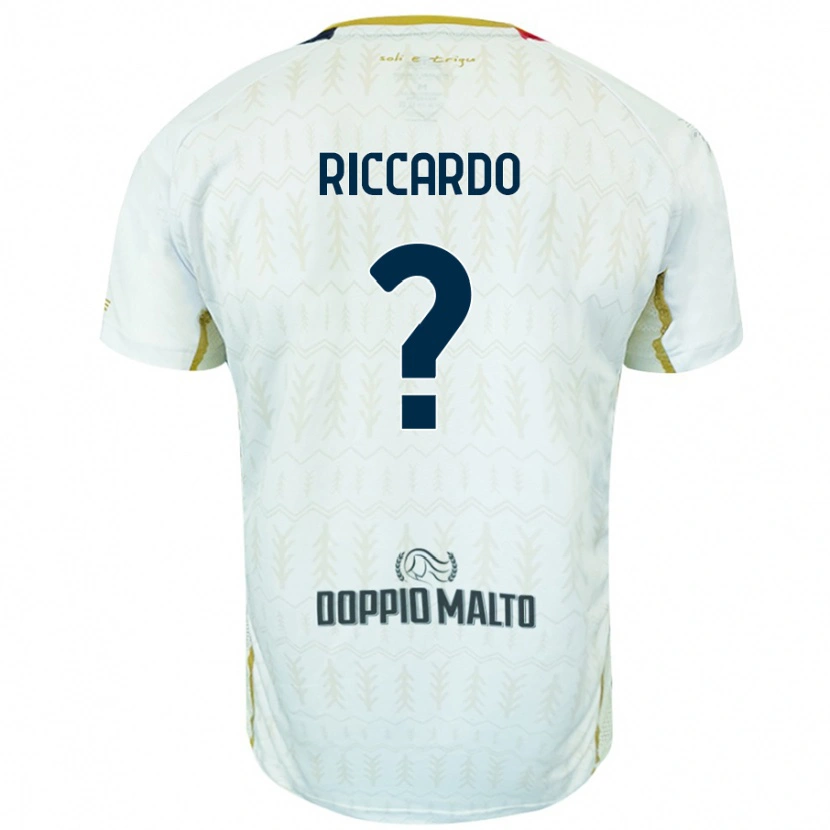 Danxen Hombre Camiseta Riccardo Congiu #0 Blanco 2ª Equipación 2024/25 La Camisa