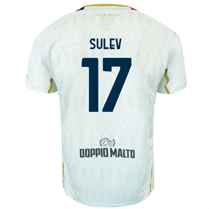 Danxen Hombre Camiseta Ivan Sulev #17 Blanco 2ª Equipación 2024/25 La Camisa