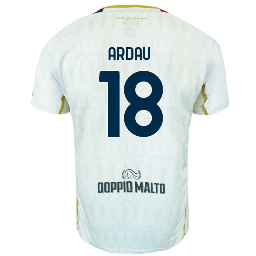 Danxen Hombre Camiseta Samuel Ardau #18 Blanco 2ª Equipación 2024/25 La Camisa