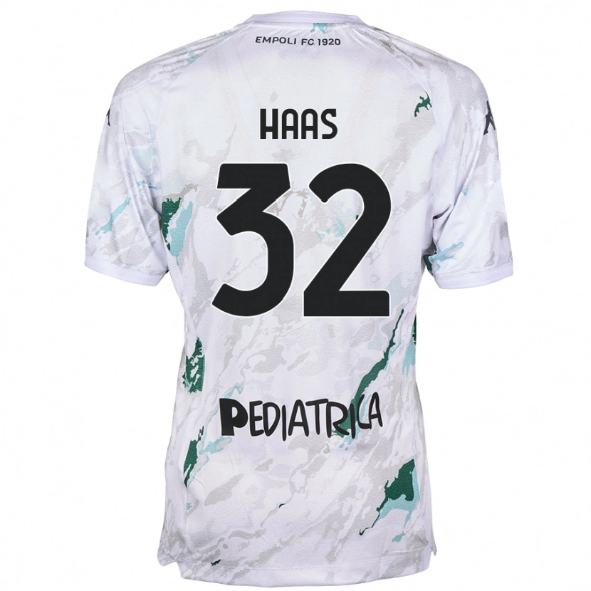 Danxen Hombre Camiseta Nicolas Haas #32 Gris 2ª Equipación 2024/25 La Camisa