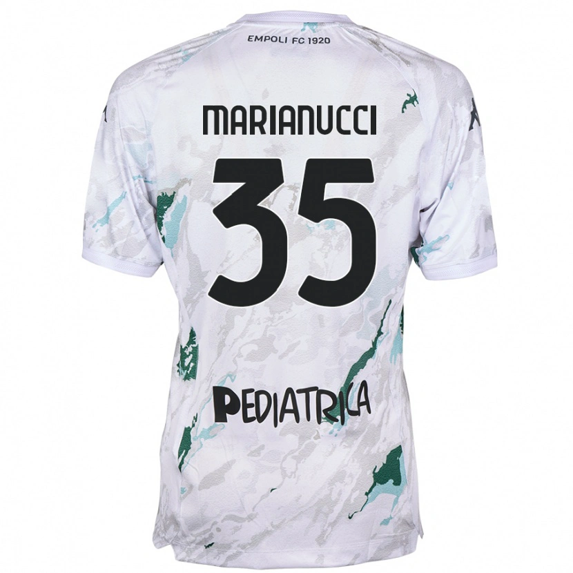 Danxen Hombre Camiseta Luca Marianucci #35 Gris 2ª Equipación 2024/25 La Camisa