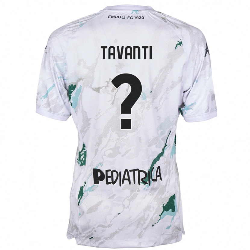 Danxen Hombre Camiseta Samuele Tavanti #0 Gris 2ª Equipación 2024/25 La Camisa