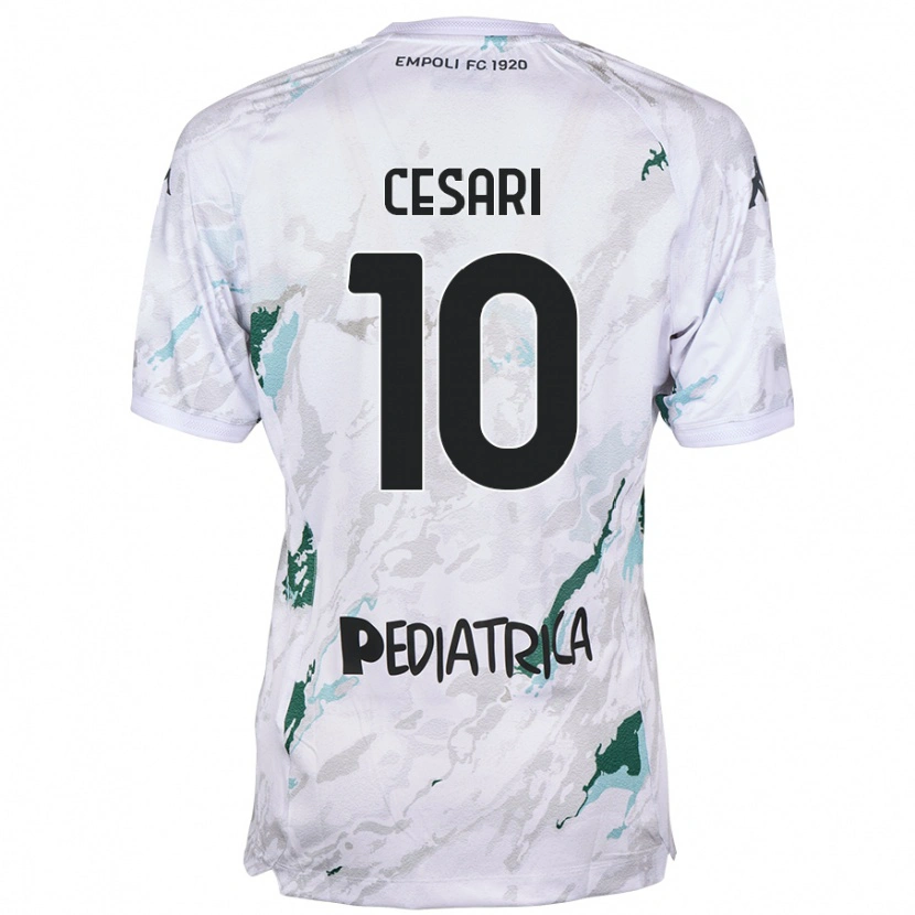 Danxen Hombre Camiseta Manuel Cesari #10 Gris 2ª Equipación 2024/25 La Camisa