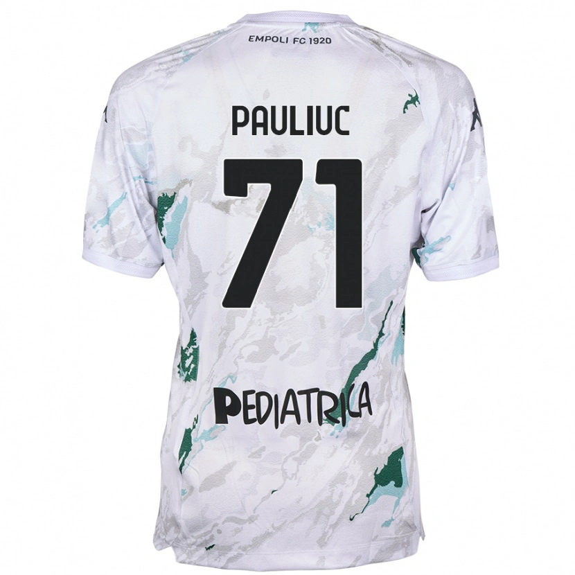 Danxen Hombre Camiseta Nicolò Pauliuc #71 Gris 2ª Equipación 2024/25 La Camisa