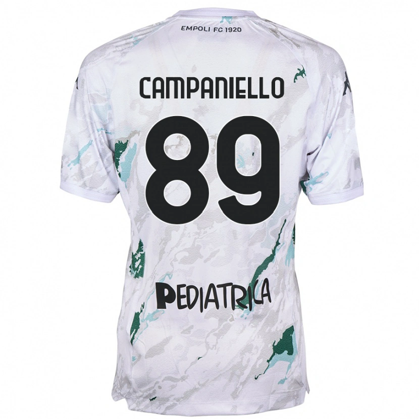Danxen Hombre Camiseta Thomas Campaniello #89 Gris 2ª Equipación 2024/25 La Camisa