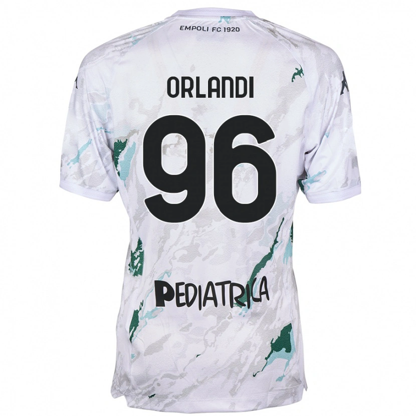 Danxen Hombre Camiseta Andrea Orlandi #96 Gris 2ª Equipación 2024/25 La Camisa