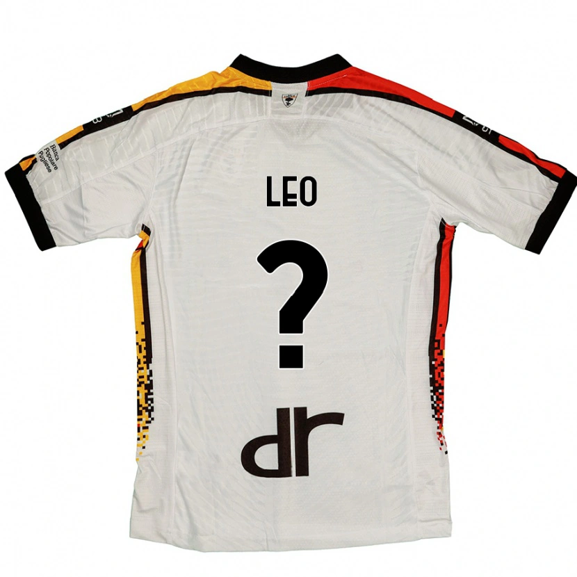 Danxen Hombre Camiseta Giulio Leo #0 Blanco Negro 2ª Equipación 2024/25 La Camisa