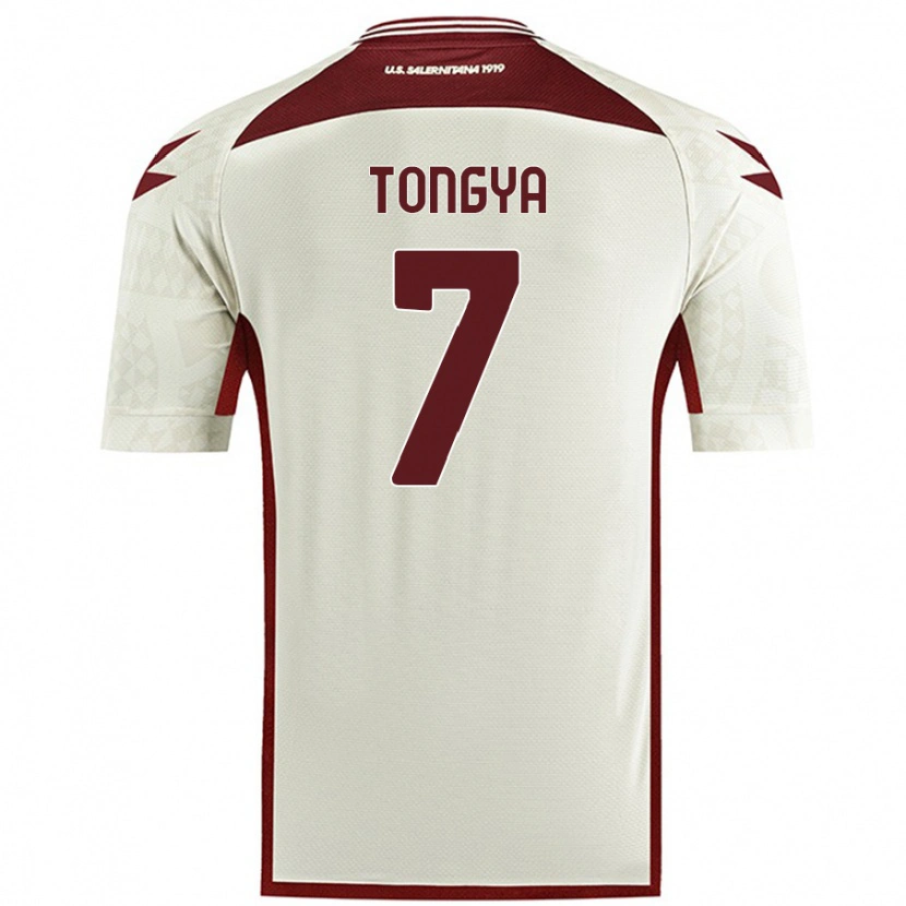 Danxen Hombre Camiseta Franco Tongya #7 Color Crema 2ª Equipación 2024/25 La Camisa