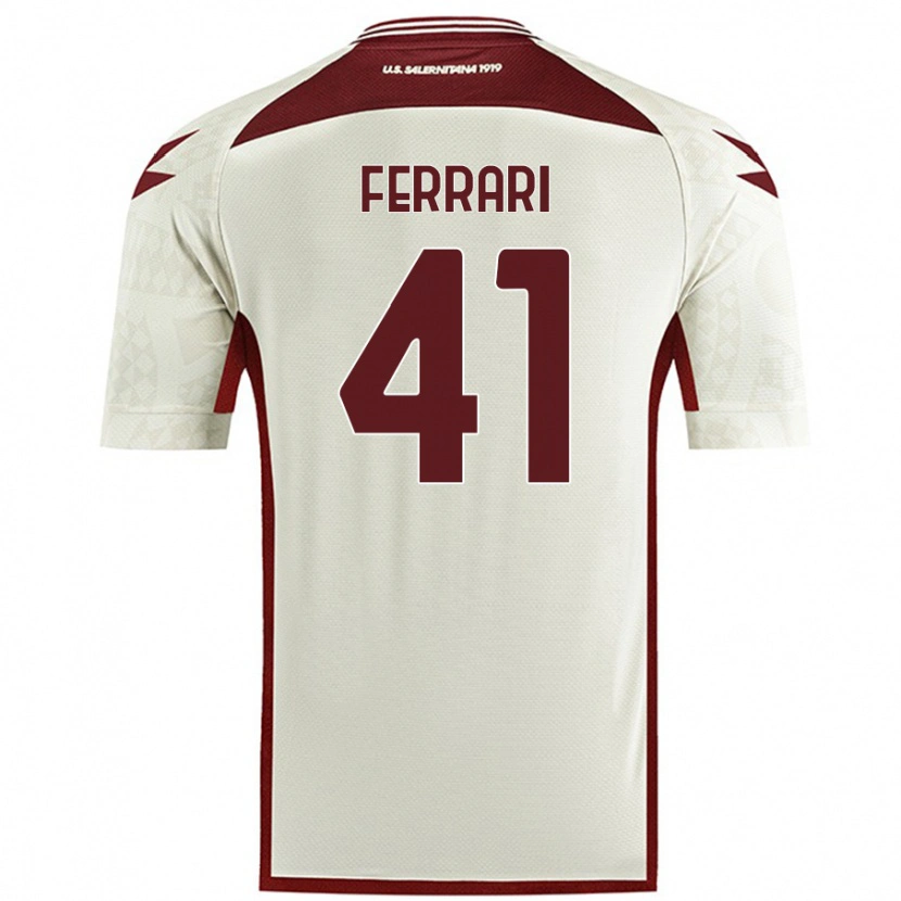 Danxen Hombre Camiseta Tommaso Ferrari #41 Color Crema 2ª Equipación 2024/25 La Camisa