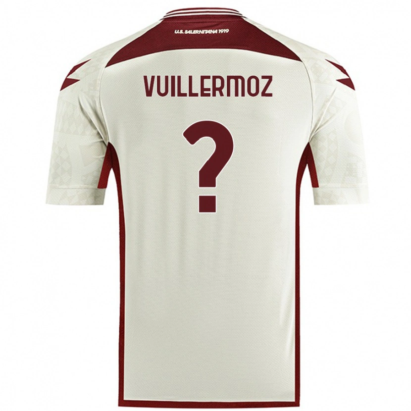 Danxen Hombre Camiseta Joshua Vuillermoz #0 Color Crema 2ª Equipación 2024/25 La Camisa