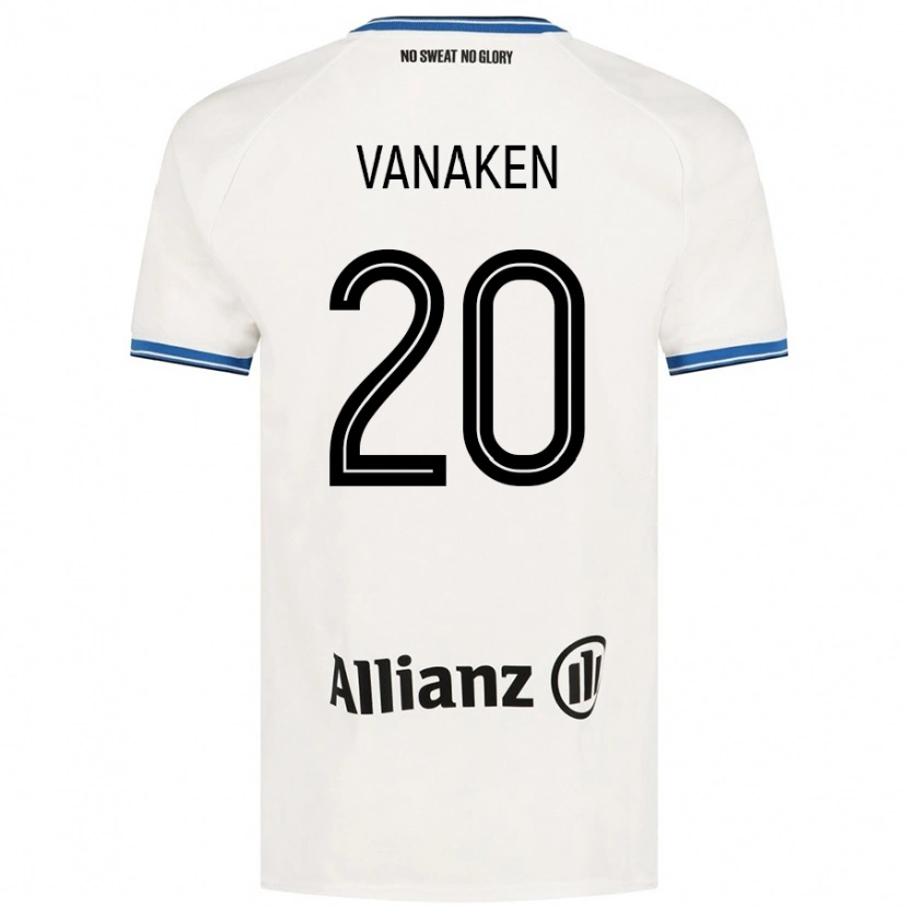 Danxen Hombre Camiseta Hans Vanaken #20 Blanco 2ª Equipación 2024/25 La Camisa