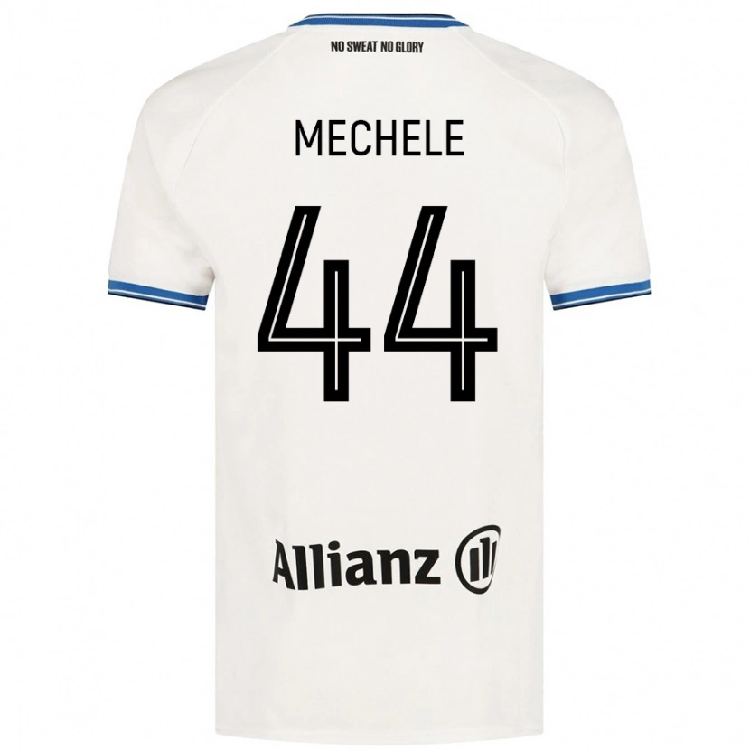 Danxen Hombre Camiseta Brandon Mechele #44 Blanco 2ª Equipación 2024/25 La Camisa