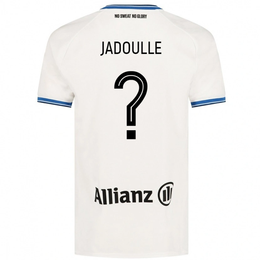 Danxen Hombre Camiseta Romane Jadoulle #0 Blanco 2ª Equipación 2024/25 La Camisa