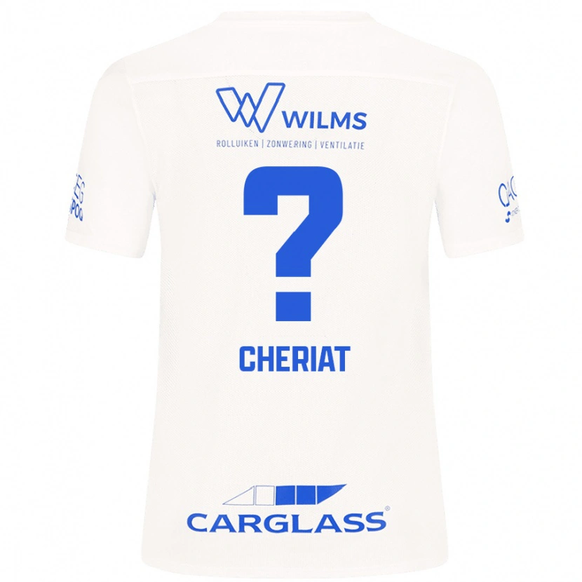 Danxen Hombre Camiseta Rayan Cheriat #0 Blanco 2ª Equipación 2024/25 La Camisa