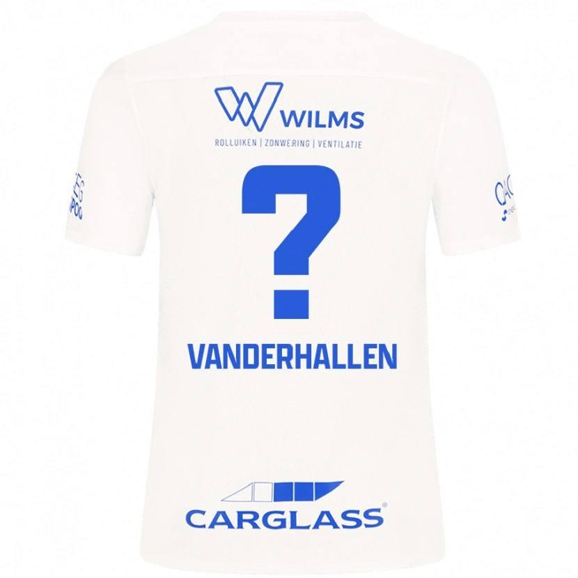 Danxen Hombre Camiseta Yari Vanderhallen #0 Blanco 2ª Equipación 2024/25 La Camisa