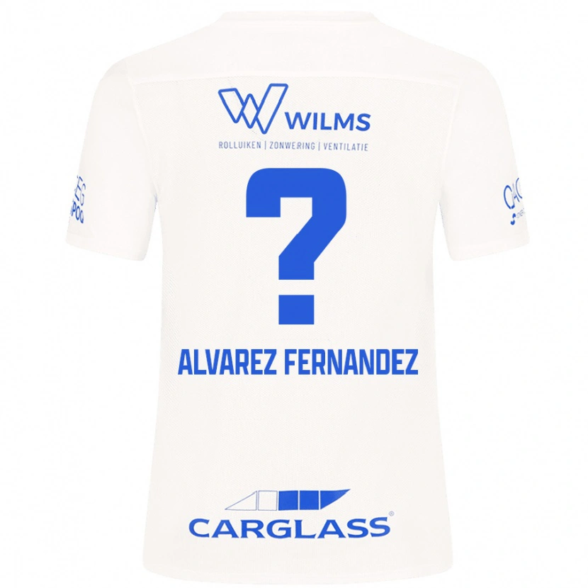Danxen Hombre Camiseta Loïc Alvarez Fernandez #0 Blanco 2ª Equipación 2024/25 La Camisa
