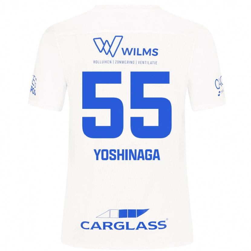 Danxen Hombre Camiseta Yumeki Yoshinaga #55 Blanco 2ª Equipación 2024/25 La Camisa