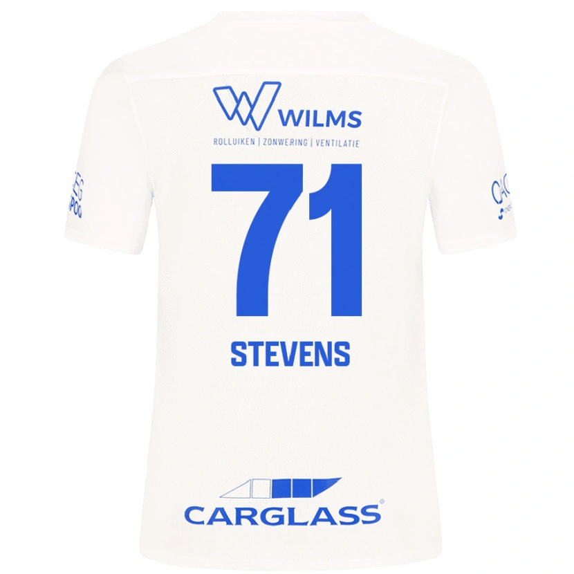 Danxen Hombre Camiseta Brent Stevens #71 Blanco 2ª Equipación 2024/25 La Camisa