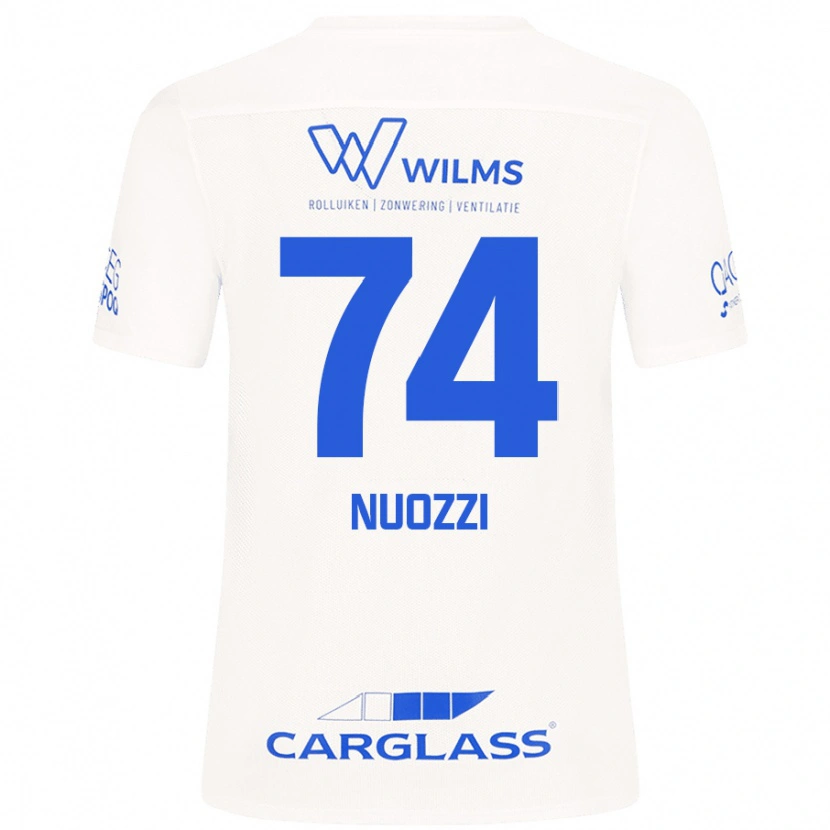 Danxen Hombre Camiseta Cédric Nuozzi #74 Blanco 2ª Equipación 2024/25 La Camisa