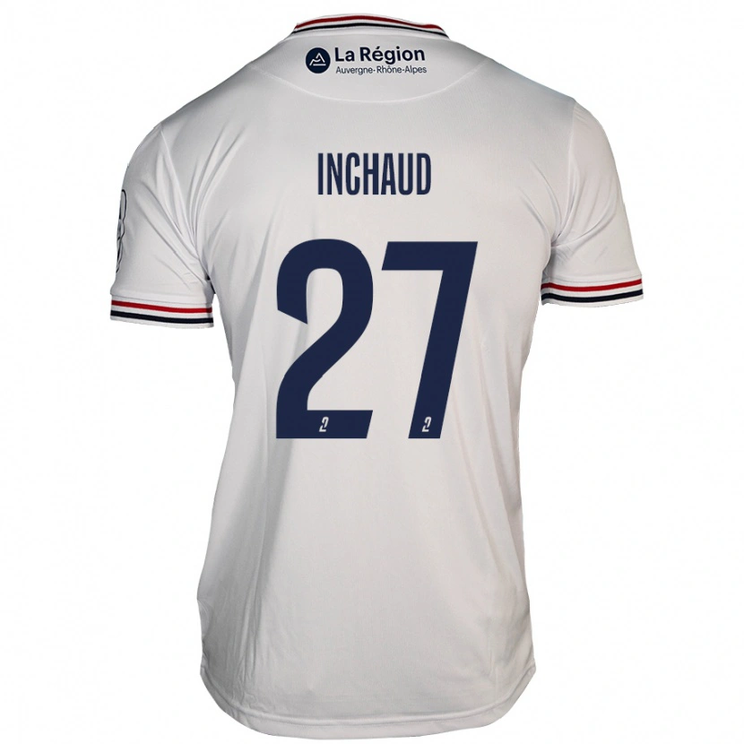 Danxen Hombre Camiseta Marks Inchaud #27 Blanco 2ª Equipación 2024/25 La Camisa