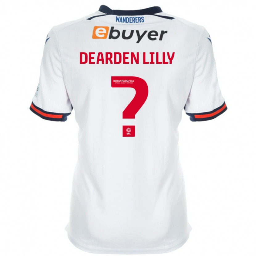 Danxen Mujer Camiseta Jessica Dearden-Lilly #0 Blanco 1ª Equipación 2024/25 La Camisa