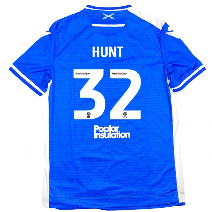 Danxen Mujer Camiseta Jack Hunt #32 Azul Blanco 1ª Equipación 2024/25 La Camisa
