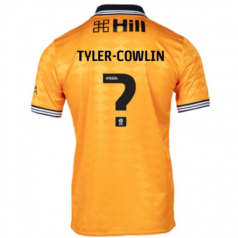 Danxen Mujer Camiseta Danny Tyler-Cowlin #0 Naranja 1ª Equipación 2024/25 La Camisa