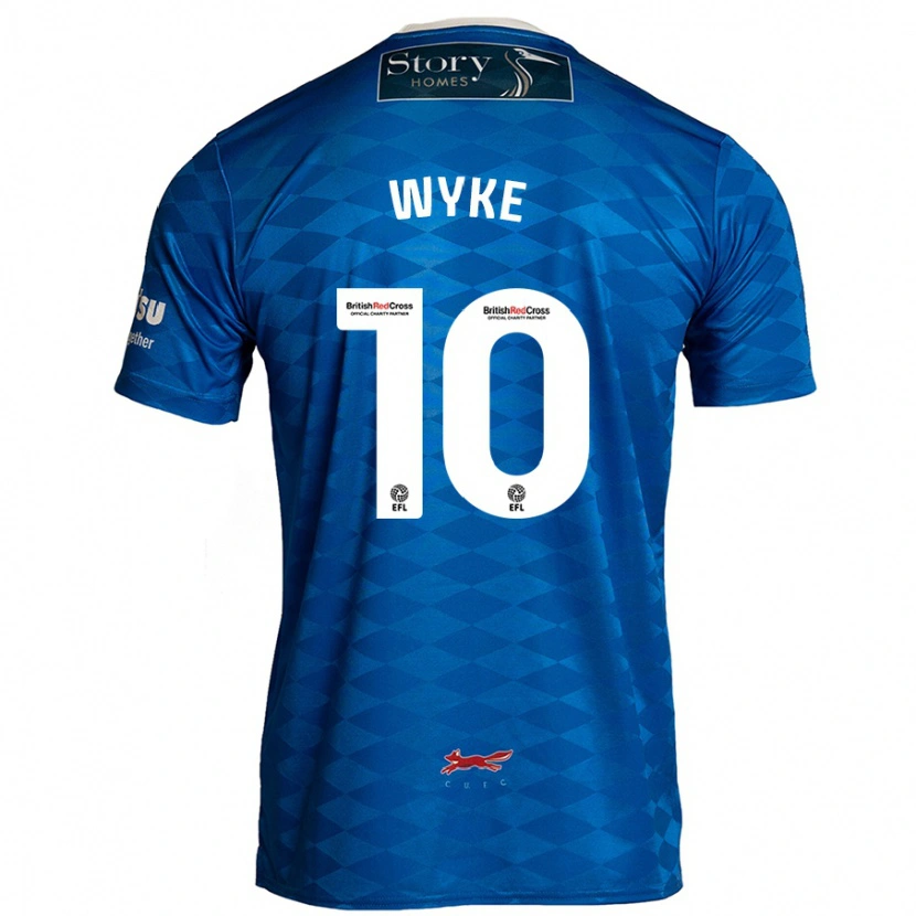 Danxen Mujer Camiseta Charlie Wyke #10 Azul 1ª Equipación 2024/25 La Camisa