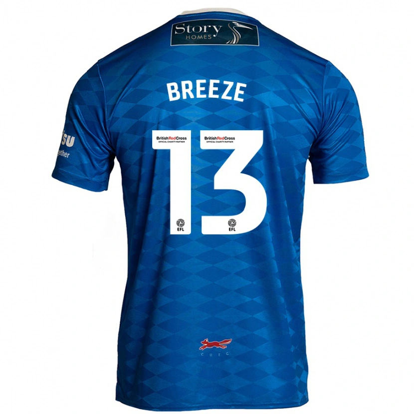 Danxen Mujer Camiseta Gabriel Breeze #13 Azul 1ª Equipación 2024/25 La Camisa